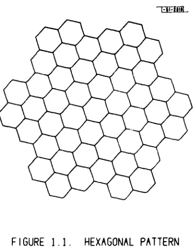 FIGURE 1.1] HEXAGONAL PATTERN