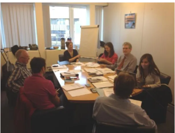 Figure 2.1  The project team at the Workshop in Brussels 