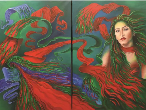 Figure 1, Revolution. Canvas, 48 x 36. April 2011. 