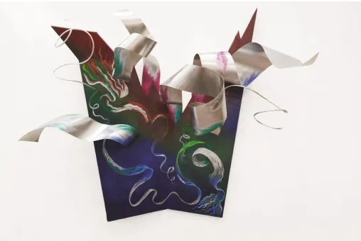 Figure 5, Explosion. Canvas, 83x 70.  2012. 