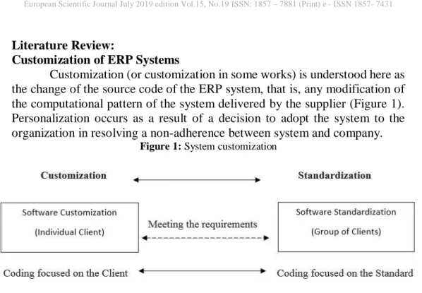 Figure 1: System customization 