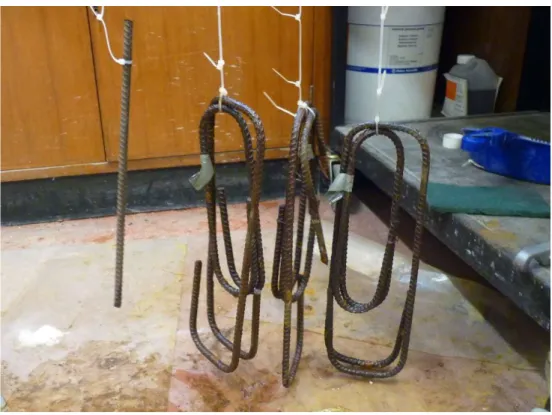 Figure 3.4.14: 7% corroded shear links dried in the air after being cleaned with water 