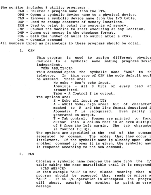 table making In the ?CLS ABS<CR) this example 