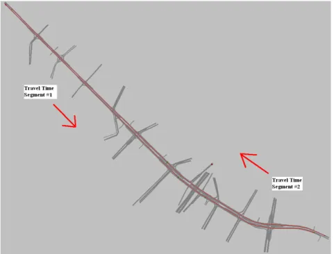 Figure 7: Travel Time Segments #1 and #2 