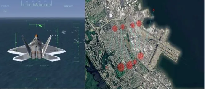 Figure 12. WVU UAS simulation environment–visualization interfaces. 