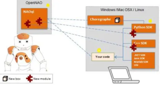 Fig 3.5. Nao Software Interaction
