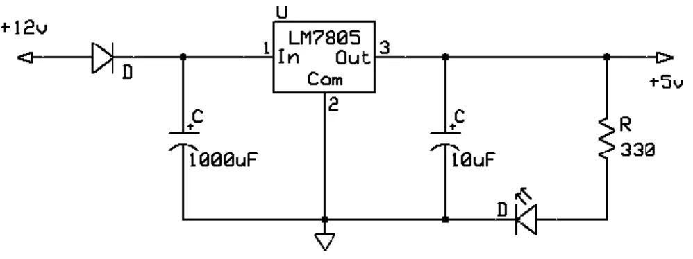 Figure 4.13  Voltage regulator diagram 