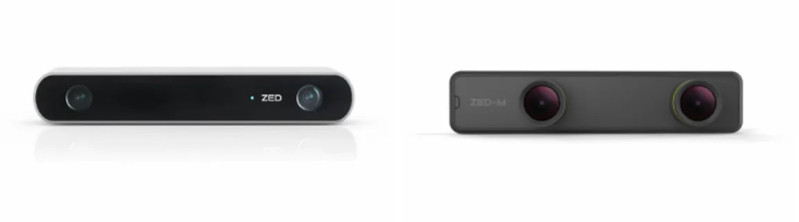 Figure 2.11: ZED and ZED mini stereo cameras.