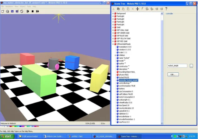 Figure 4.4: My Bot avoiding Third Obstacle (Blue) 