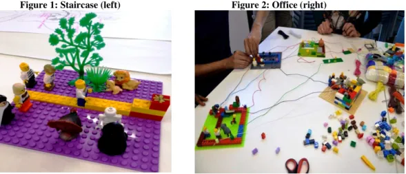 Figure 1: Staircase (left)  Figure 2: Office (right) 
