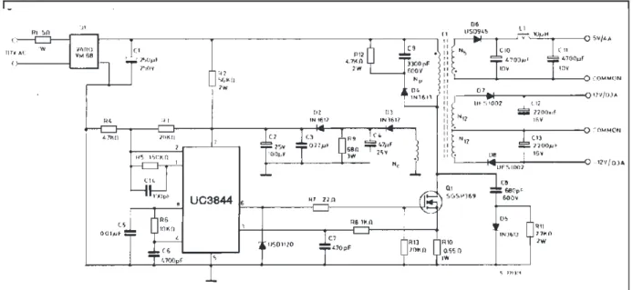 Figure 11 : Off-line Flyback Regulator.
