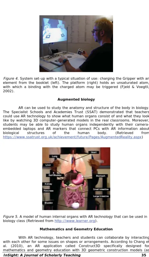 Figure 5. A model of human internal organs with AR technology that can be used in  biology class (Retrieved from http://www.learner.org).