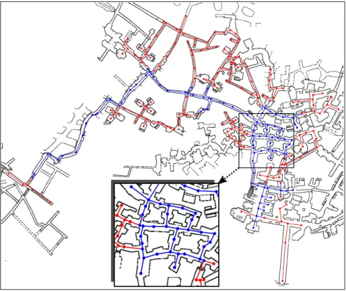 Figure 3.5: Maps and graphs used in the experiments: Part II. (a): Map drawn by archaeologists of the Priscilla Catacomb in Rome, Italy