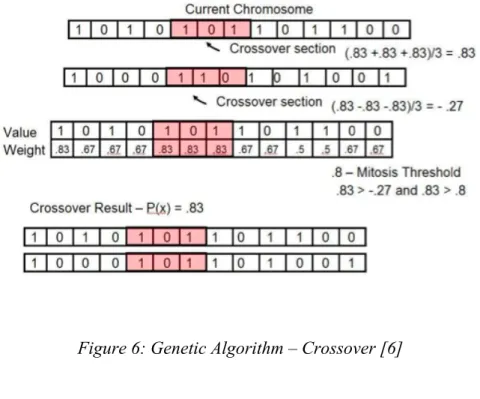 Figure 6: Genetic Algorithm – Crossover [6] 