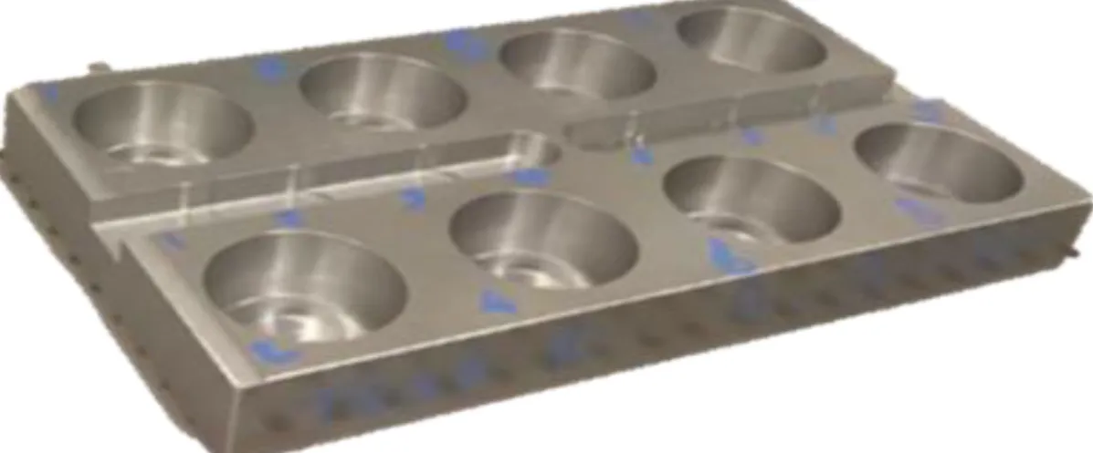 Figure 2. Eight-cylinder test piece