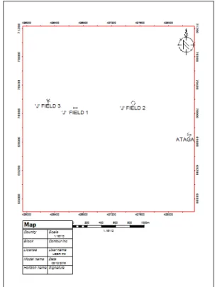 Figure 1: Base Map of the Study Area Showing Wells location 