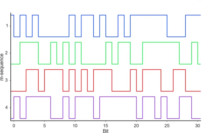 Figure 2.1. M-sequence flicker patterns. 