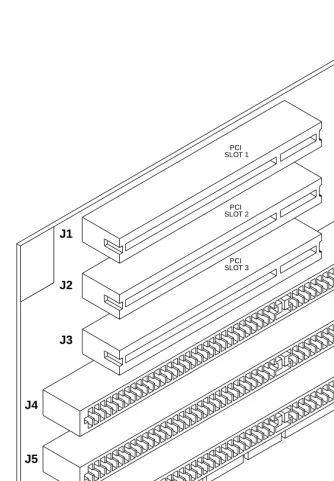 Figure 2-3.  PCI/ISA Riser Card, 6-Slot