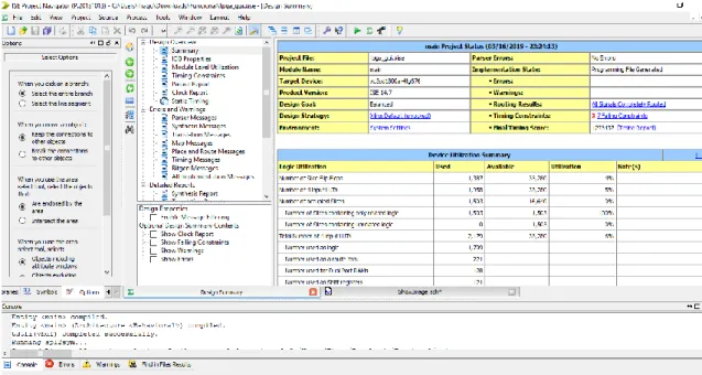 Figure 3.4: Xilinx ISE 14.7. 