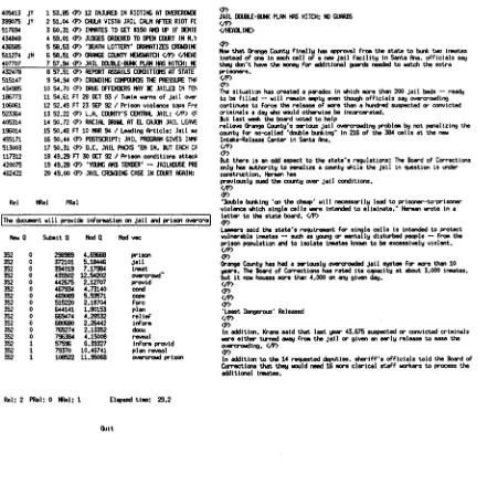 Figure 4: TRUESmart GUI After Relevance Judgements. 