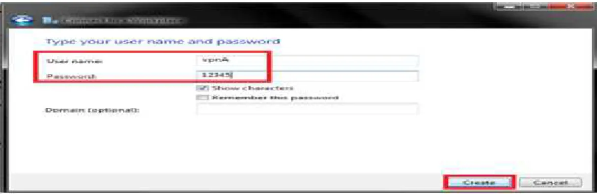 Gambar 23. Username dan Password