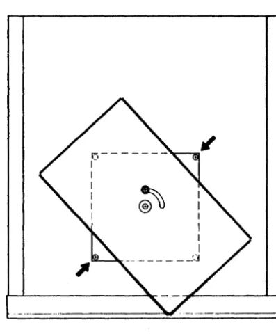 FIGURE 2-4. Control Unit Chassis Tilt/Swivel Asserrbly Position 1 