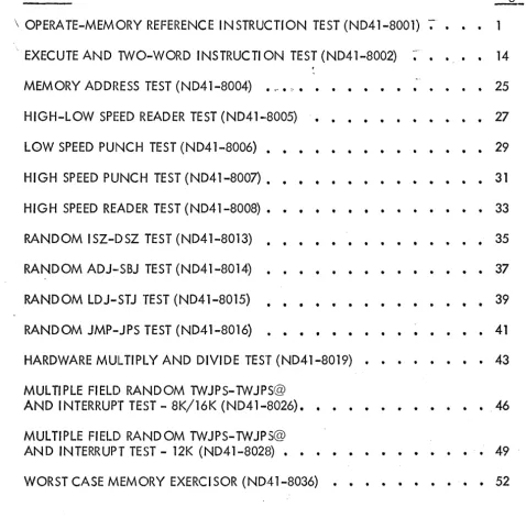 TABLE OF (~ONTENTS 