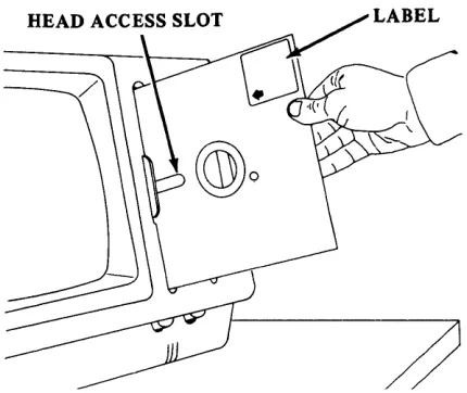 Figure 3-1 Inserting a Diskette 