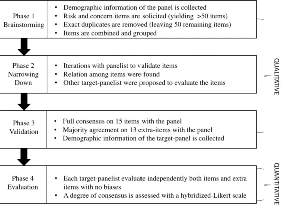 Figure 3.1: Delphi–like administration process