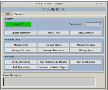Figure 5. Custom COSMOS Launcher 