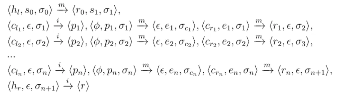 Table 4.1: Execution Scheme for Conditional Transformations