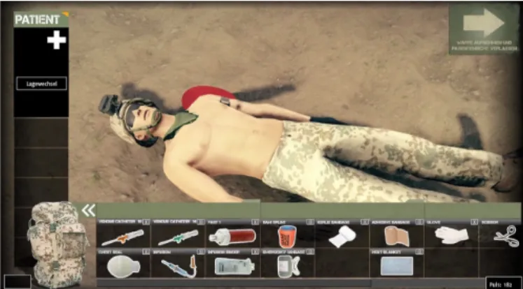 Fig. 7 Screenshot of SanTrain