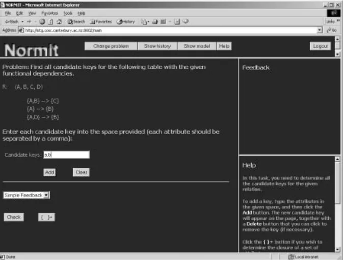 Fig. 1. A screenshot from NORMIT
