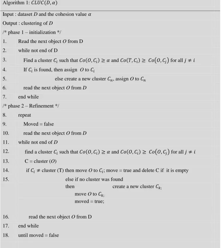 Figure 10: CLUC algorithm [8] 