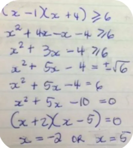 Figure 5: Learner response to question of pre-test 3 case 3
