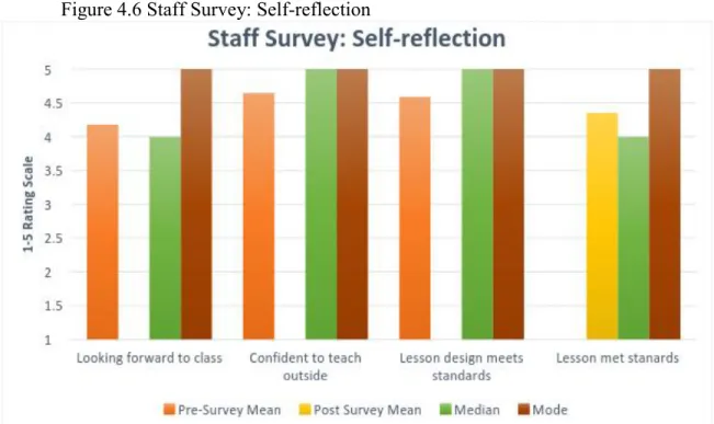 Figure 4.6 Staff Survey: Self-reflection 