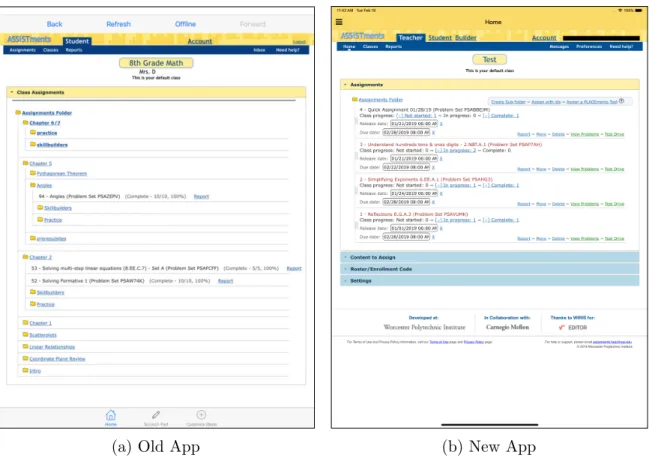 Figure 9: Comparison of Old and New iOS Apps Language files blank comment code