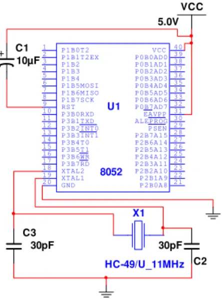 Figure 3 shows the mode select circuit implementation.  The circuit has four push button switches for selecting  the  various  modes  and  functions