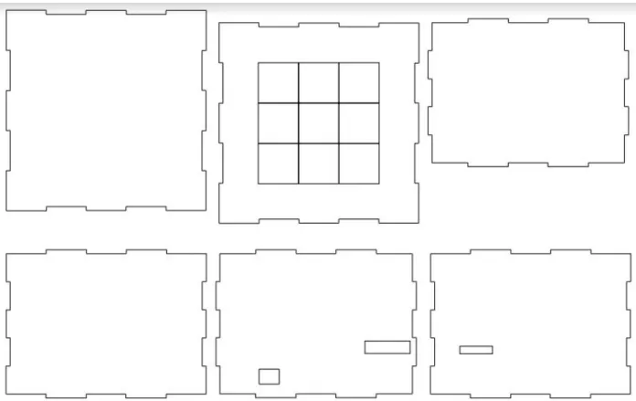 Figure 9: ​  Acrylic Laser Cut Template 