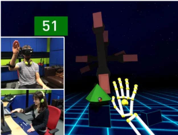 Figure 1. Screenshot of Memory Break in the VR and Desktop