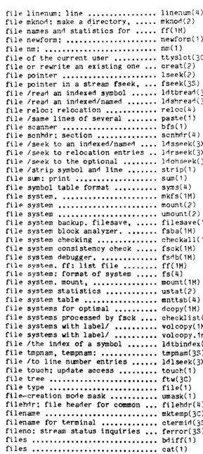 table entry section information of a common object header of a common object for a common object 