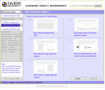 Fig. 6. Interface Flash MX [4] 