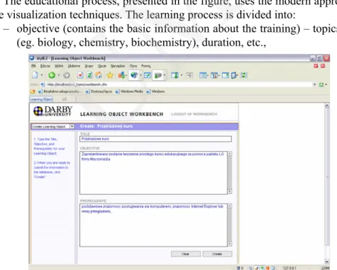 Fig. 8. Training example – the objective 