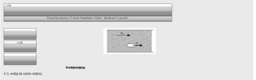 Fig. 7. Recording a correct answer by the user to Expert’s question leads to a dialogue  continuation 