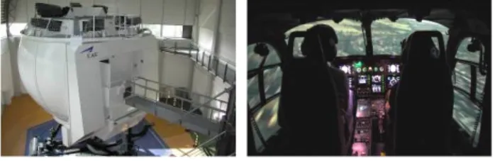 Figure 1. Helicopter Simulator with Glass Cockpit Mock-Up. 