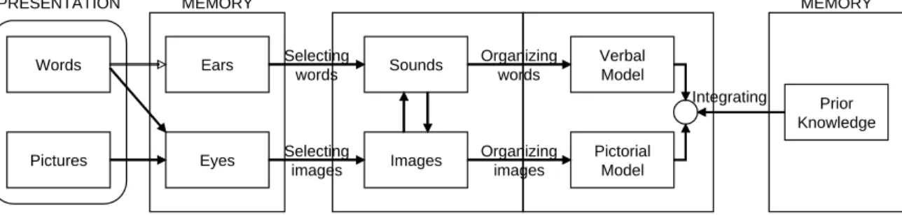 Figure 2. CTML Model, adapted from Mayer (2001) 