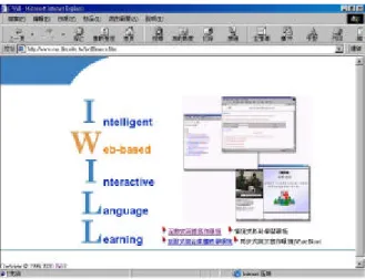 Fig. 3 Intelligent Web-based Interactive Language Learning   (http://www.can.tku.edu.tw/IWiLL) 