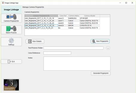 Figure 3: Generate new camera fingerprint 