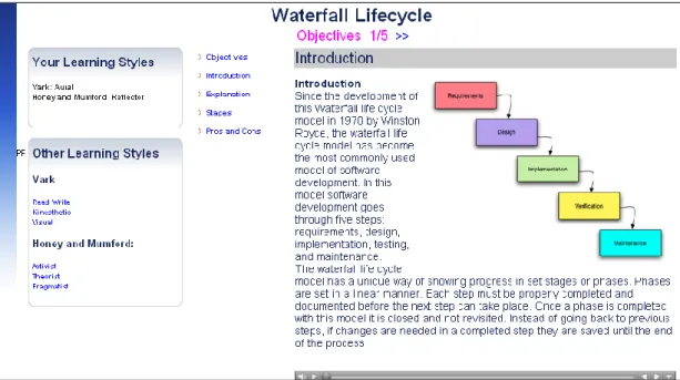 Figure 4-3: A lesson page 