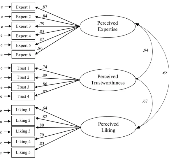 Figure 9.  Measurement Model for RS Evaluation. 